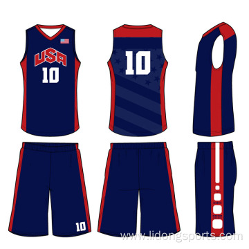 Custom Made New Design Basketball Uniform Quick Dry